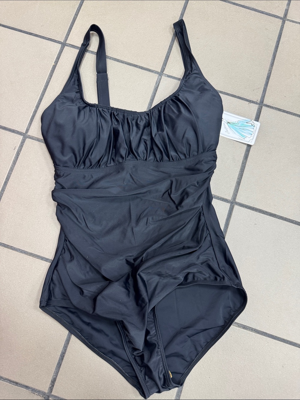 Classic Black One-Piece Swimsuit